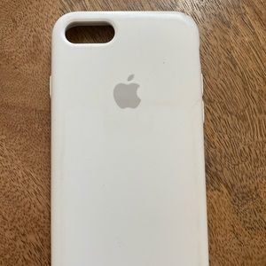 white apple iphone 7/8 case